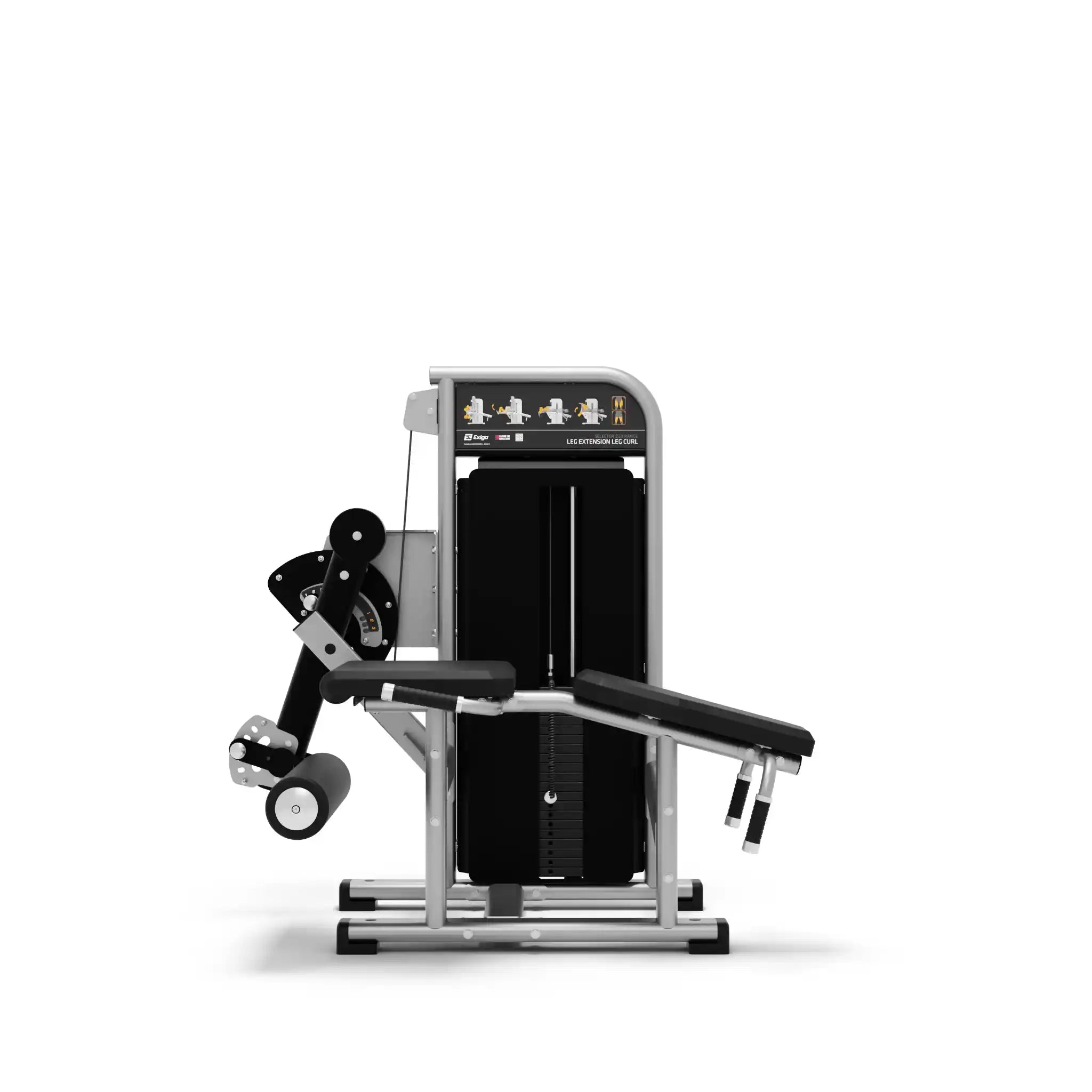 Exigo Selectorised Leg Extension / Lying Leg Curl Side
