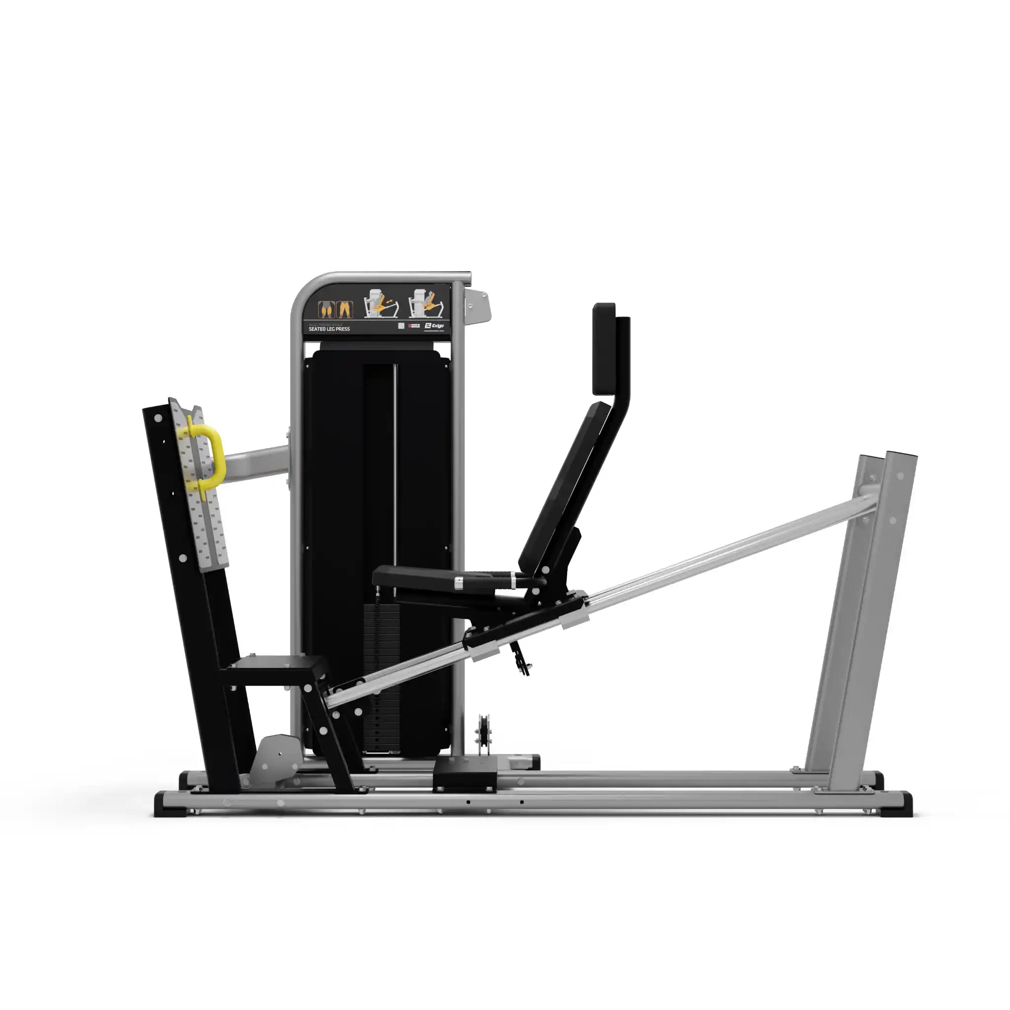 Exigo Selectorised Seated Leg Press Side