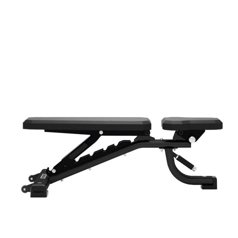 JORDAN® Adjustable Bench Flat Black