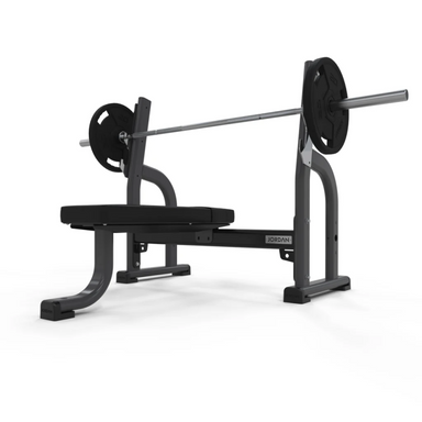 JORDAN® Olympic Flat Bench Gray